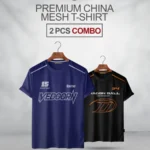 2 (6) Navy and Black T-shirt Combo