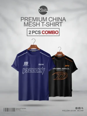 2 (6) Navy and Black T-shirt Combo