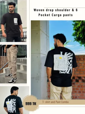 5 (8) t- shirt and pants combo