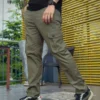 9 (3) Olive Cargo Joggers pant