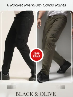 1 (23) Olive and black cargo pants combo from everyday combo