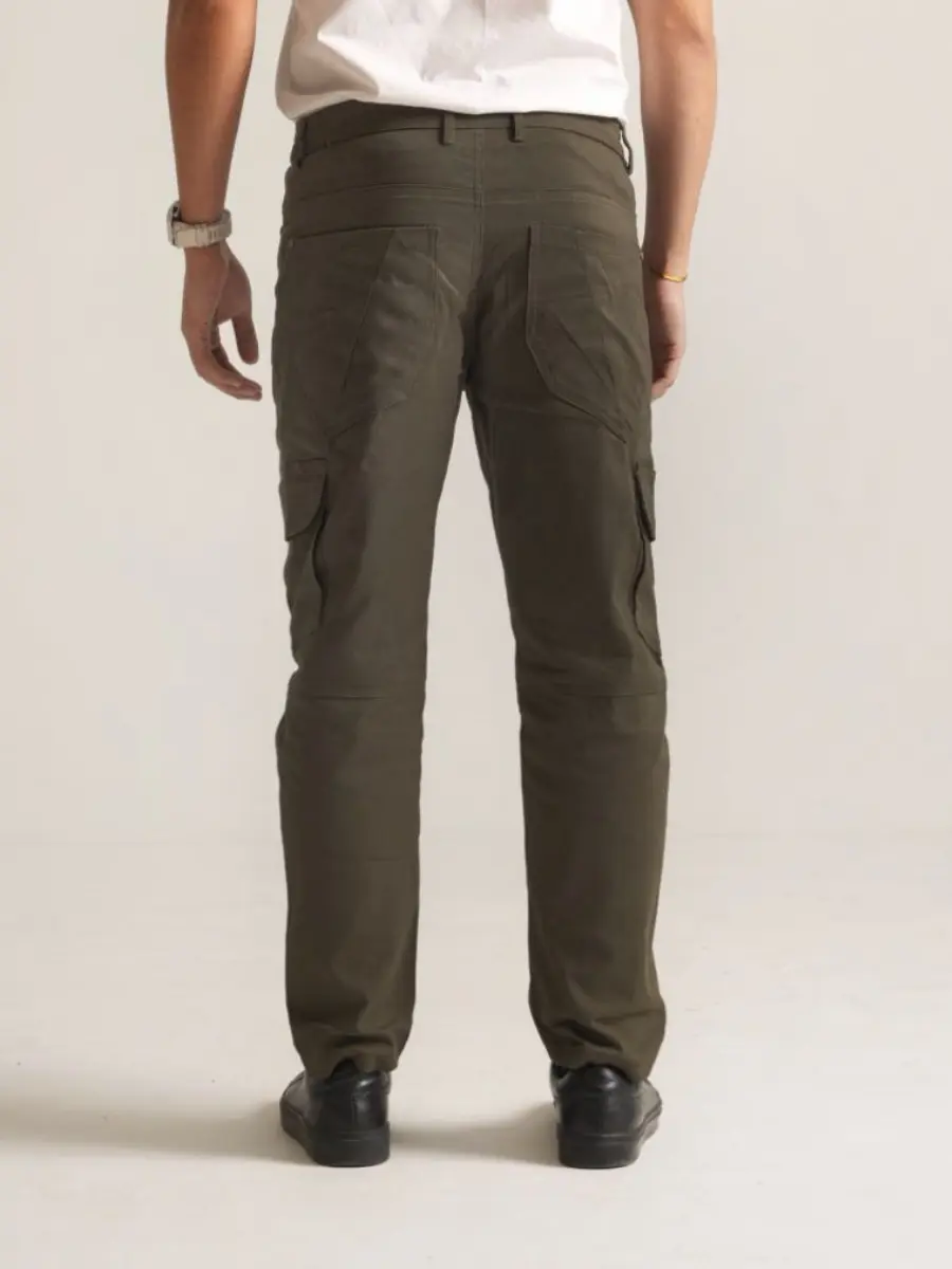 11 (7) Cargo pants combo (Olive & Black)
