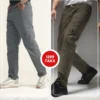 2 (21) Olive and kohl color cargo pants