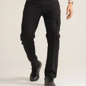 7 (13) Cargo pants combo (Olive & Black)