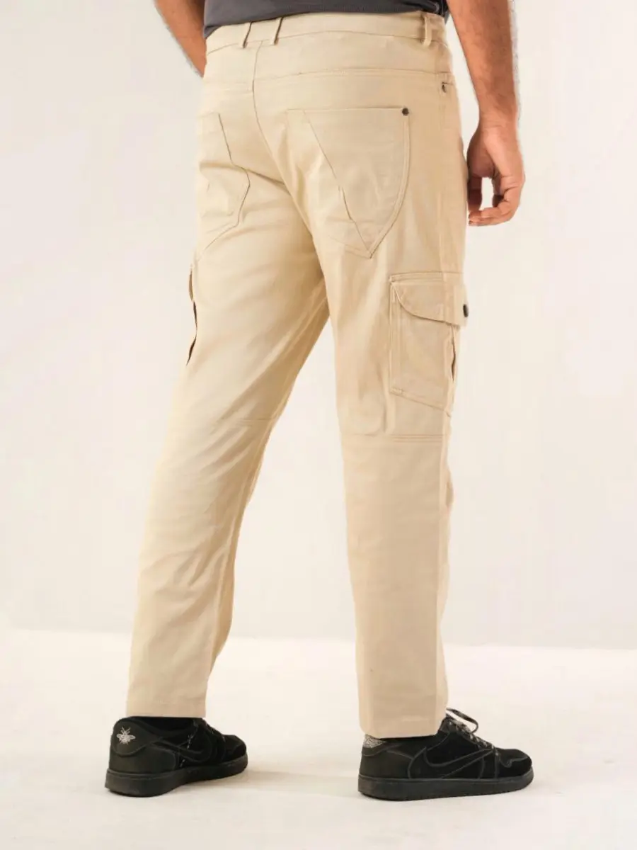 Cargo pants combo (Beige & Ash)