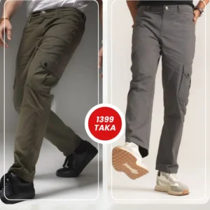 Cargo pants combo (Olive & Ash)