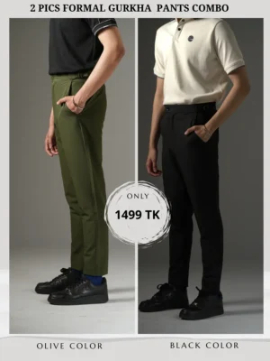 1 (29) Gurkha Pants Combo (Black and Olive)
