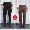 1 (29) Black and Coffee Formal Pants Combo