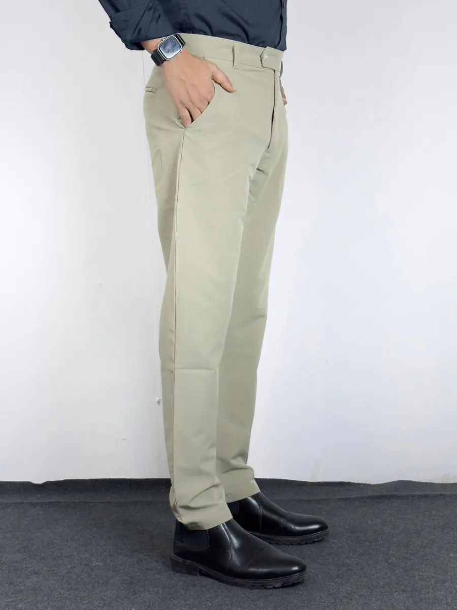 Stone and Camel Formal Pants Combo