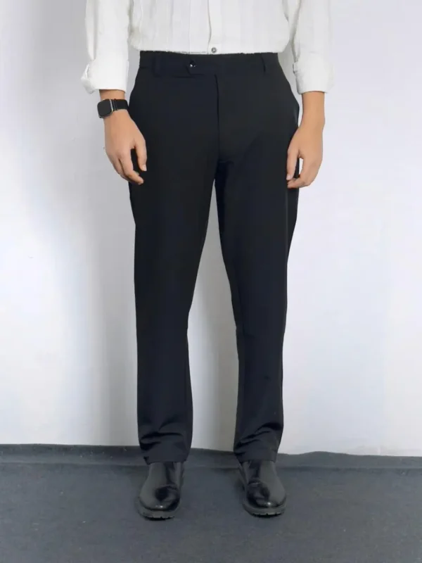 3 (21) Black and Stone Formal Pants Combo