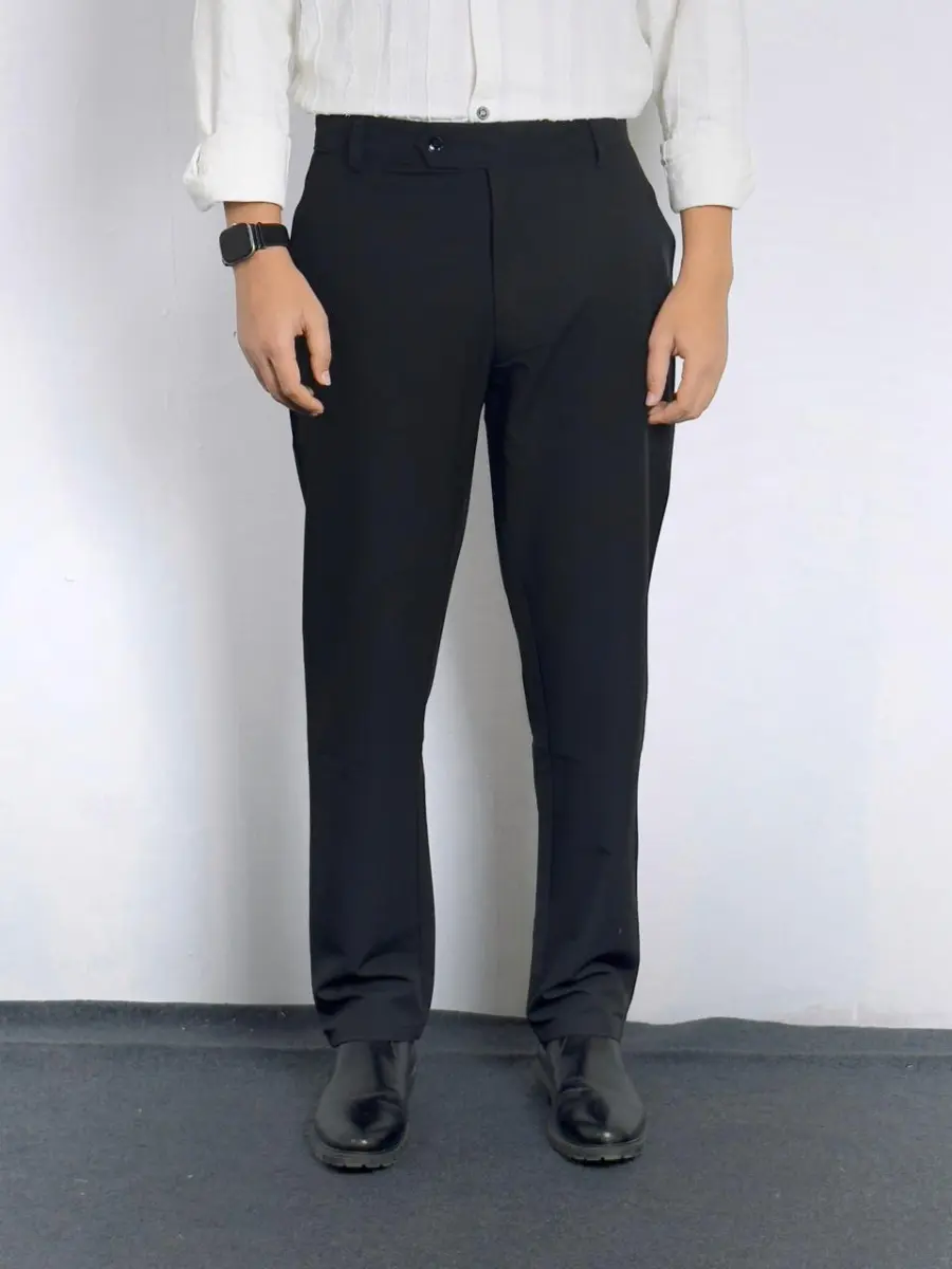 Black and Stone Formal Pants Combo
