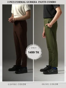 Gurkha Pants Combo (Coffee and Olive) - everydaycombobd.com