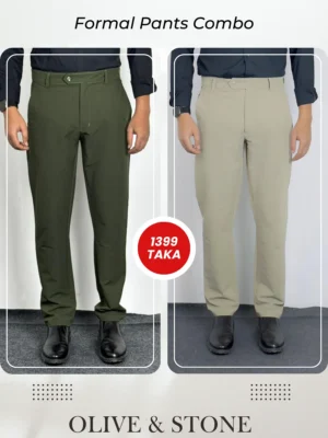 7 (16) Olive and Stone Formal Pants Combo