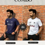 Navy and White T-shirt Combo