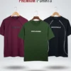2 (36) T-shirt Combo (Black, Maroon, Green)