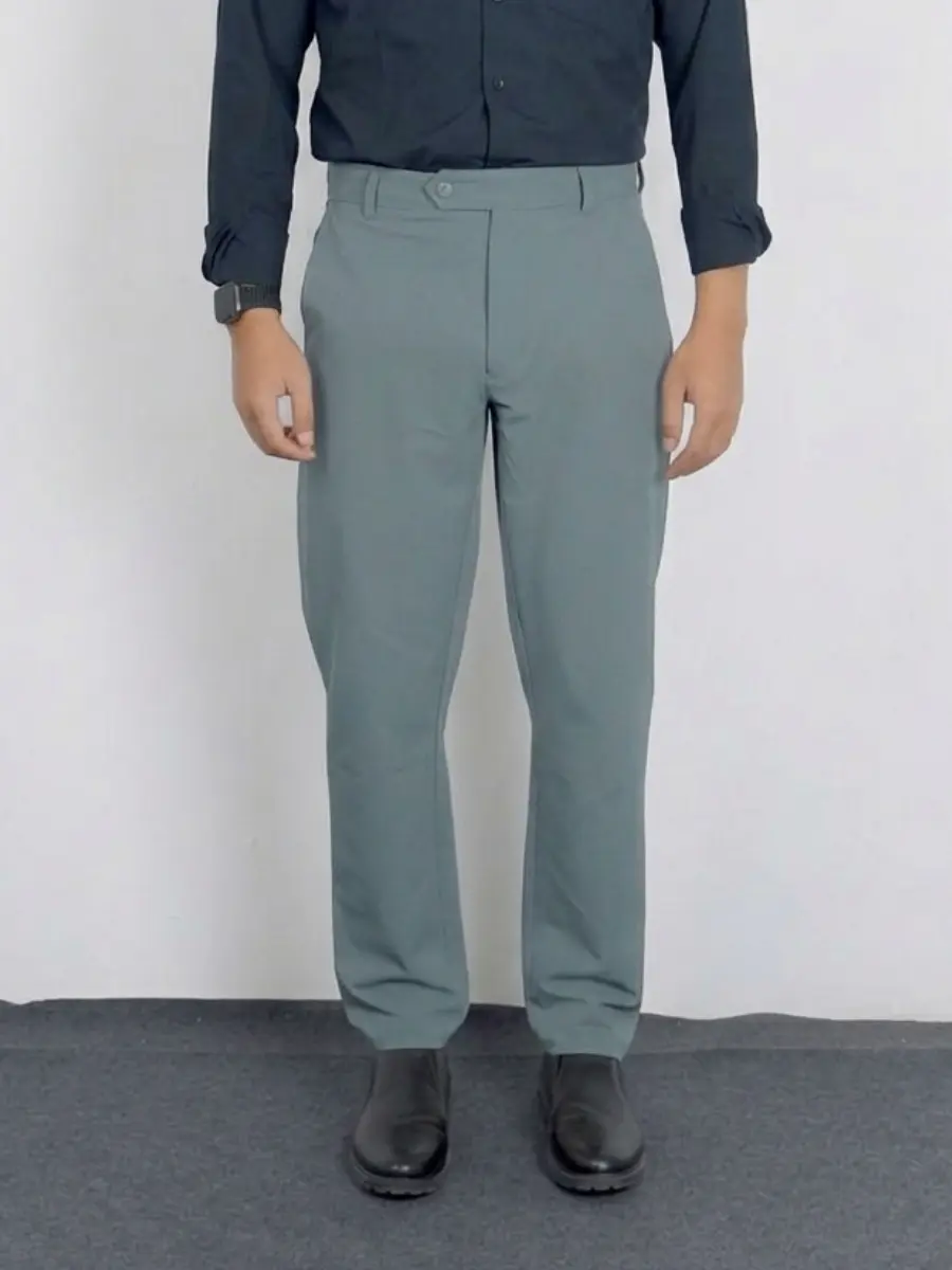 Ash and Camel Formal Pants Combo
