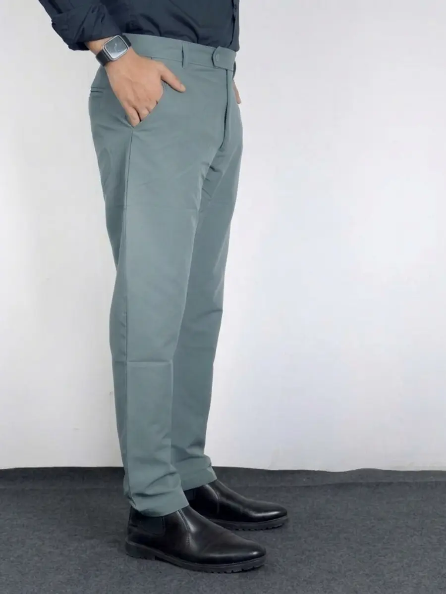 Ash and Camel Formal Pants Combo