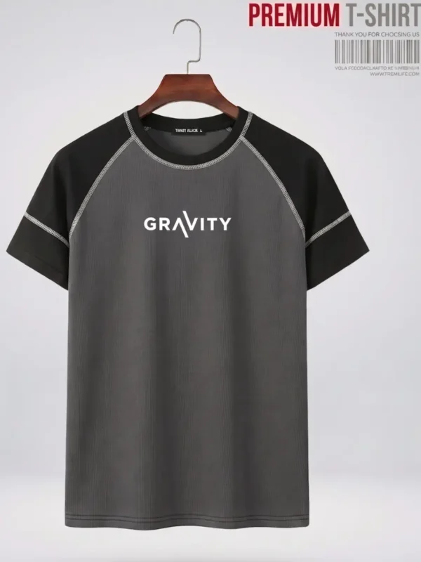 T-shirt Combo (Ash, Black)