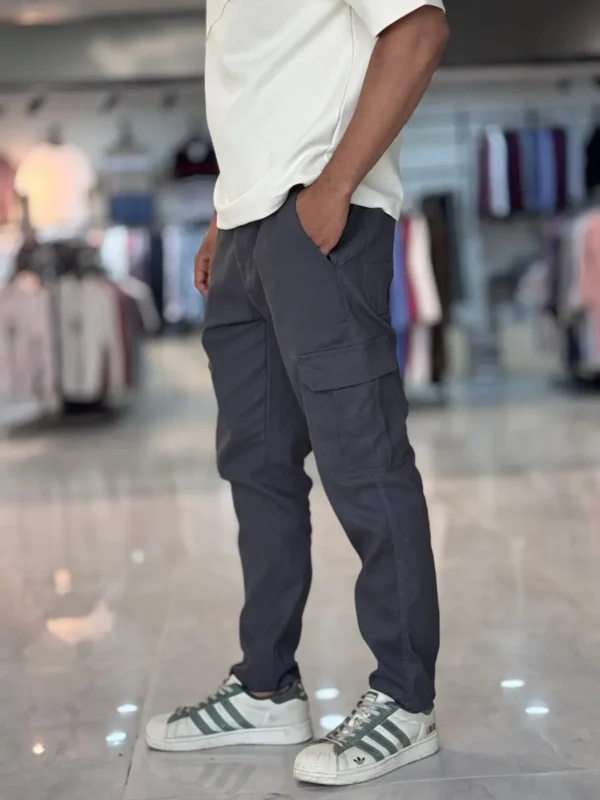 1 (3) Metro Cargo Pants Combo (Black & Ash)