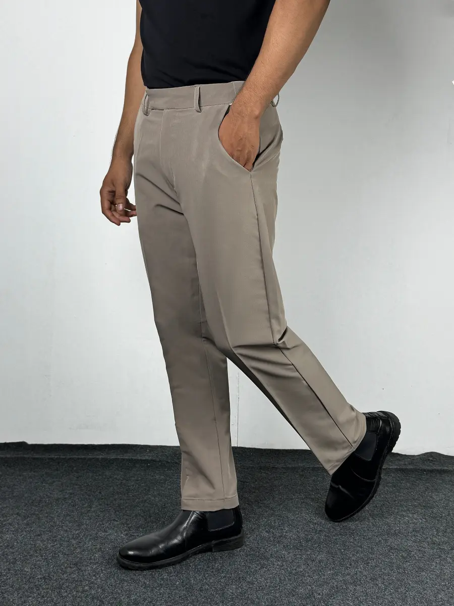 1 (3) Adjustable Formal Pants (Stone & Ash)