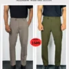 1 (47) Adjustable Formal Pants (Stone & Olive)