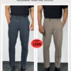 10 (11) Adjustable Formal Pants (Stone & Ash)