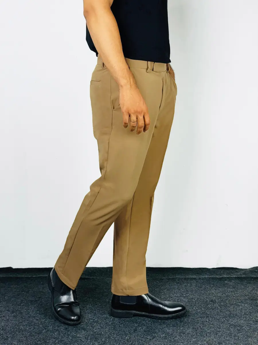 Adjustable Formal Pants (Ash & Beige)