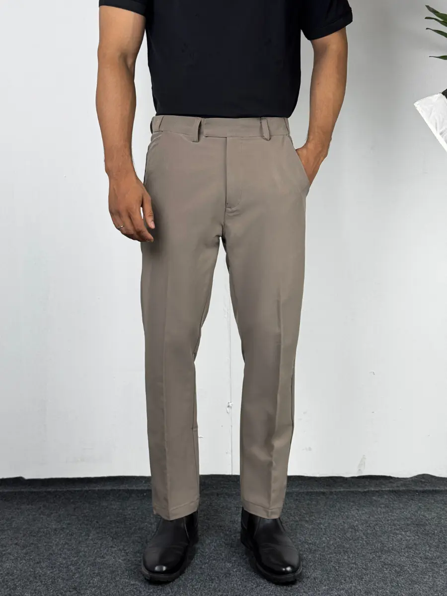 2 (3) Adjustable Formal Pants (Stone & Ash)