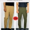 2 (44) Adjustable Formal Pants (Beige & Olive)