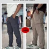 3 (4) Metro Cargo Pants Combo (Beige & Ash)