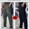 4 (2) Metro Cargo Pants Combo (Olive & Black)