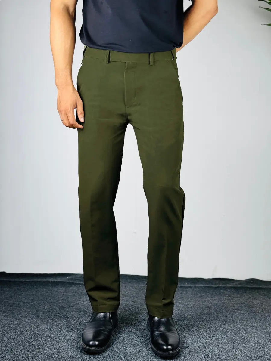 Adjustable Formal Pants (Black & Olive)