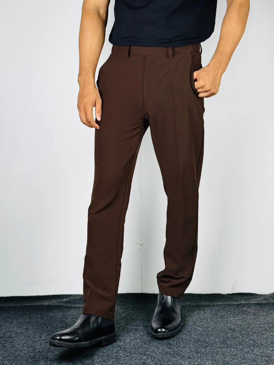5 (2) Adjustable Formal Pants (Black & Coffee)