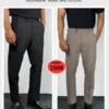 5 (29) Adjustable Formal Pants (Black & Stone)