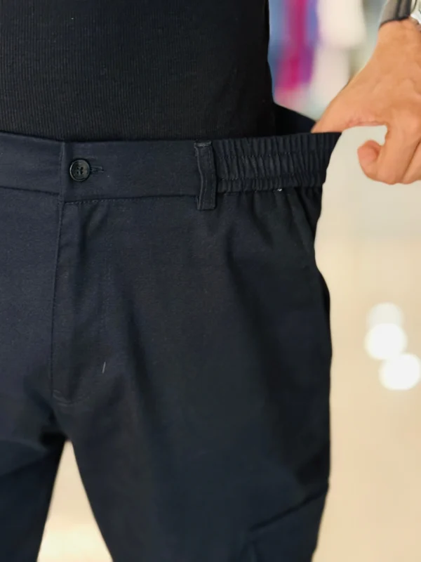 6 Metro Cargo Pants Combo (Black & Ash)