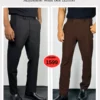 6 (25) Adjustable Formal Pants (Black & Coffee)