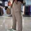 8 Metro Cargo Pants Combo (Olive & Beige)