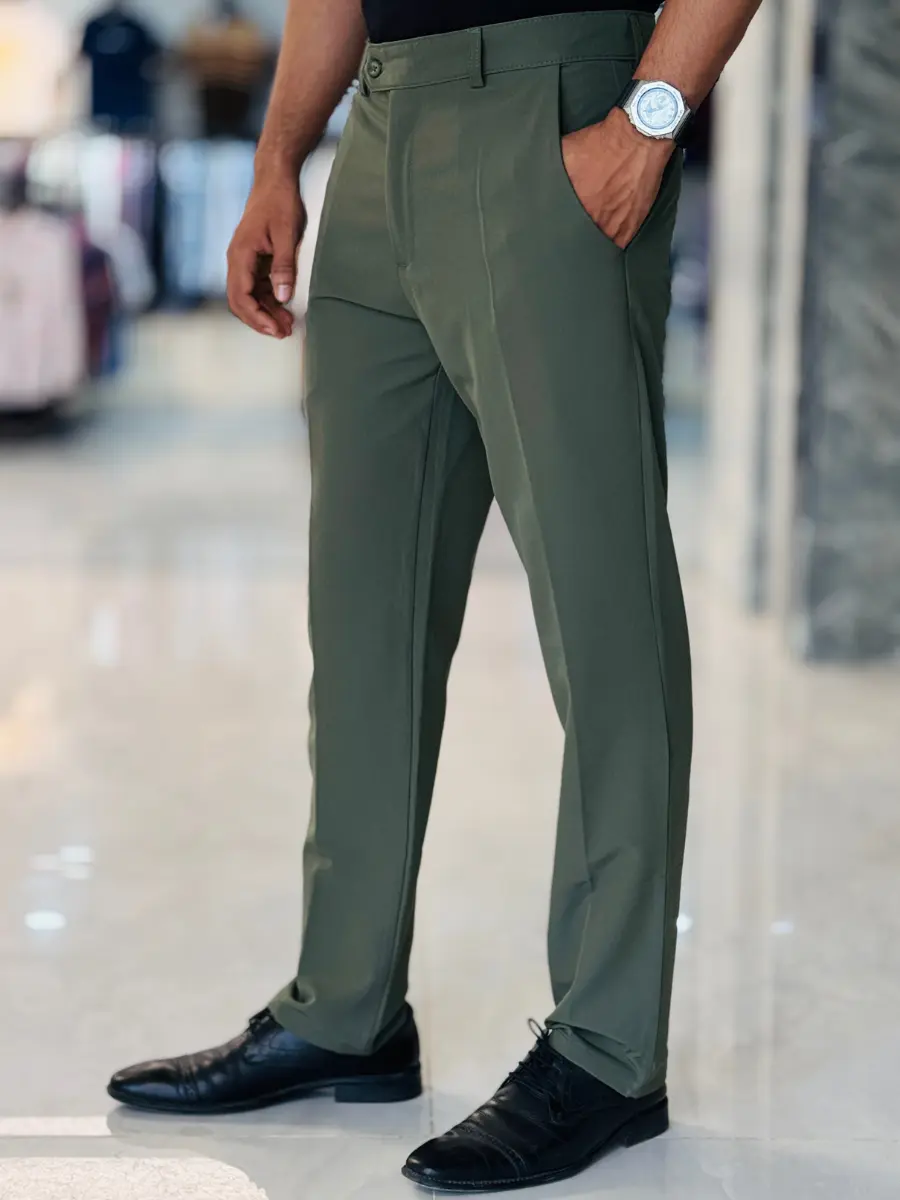 Olive Formal Pant
