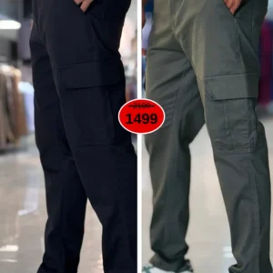 Metro Cargo Pants Combo (Olive & Black)