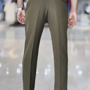 Adjustable Formal Pants (Ash & Olive)