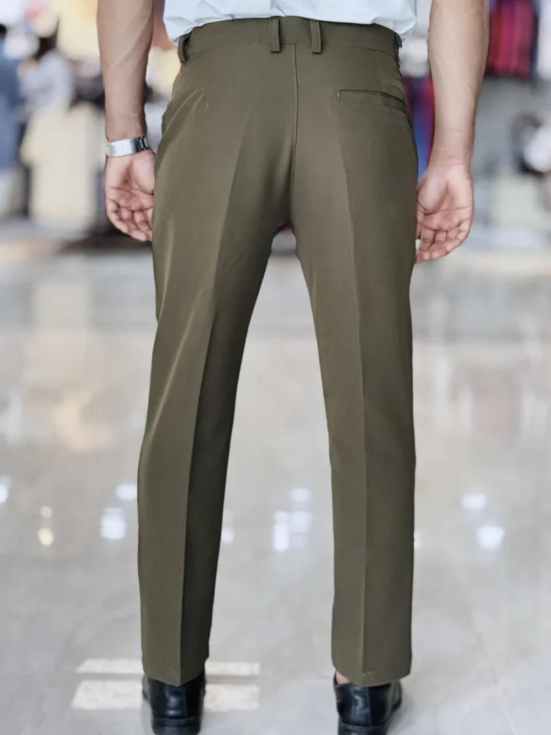 Adjustable Formal Pants (Ash & Olive)