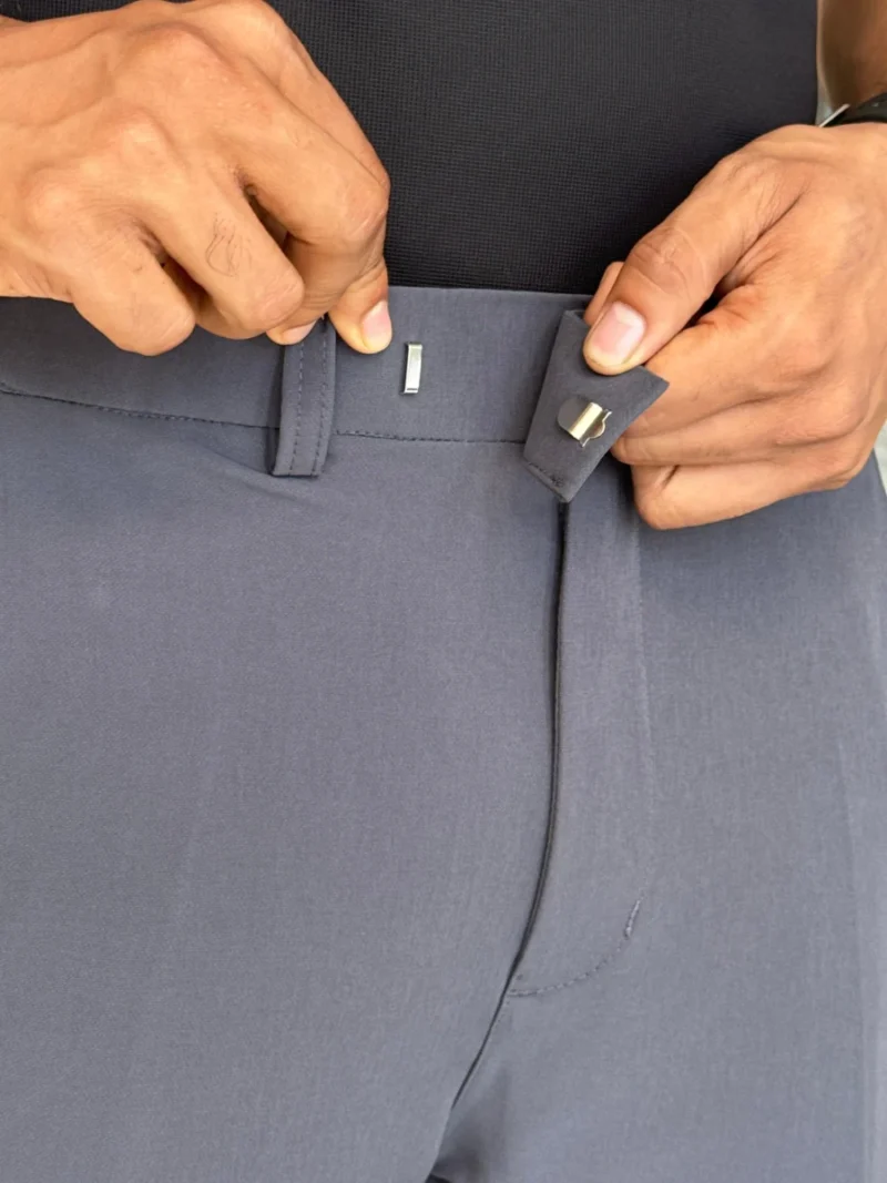 Adjustable Formal Pants (Ash & Olive)