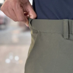 Adjustable Formal Pants (Ash & Olive)