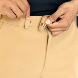 Adjustable Formal Pants (Coffee & Beige)