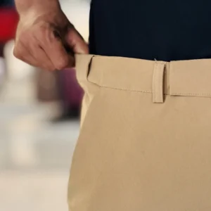 Adjustable Formal Pants (Coffee & Beige)